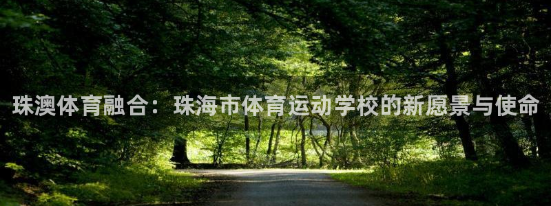 vsport体育官方正版app集团官网首页网址：珠澳体育融合