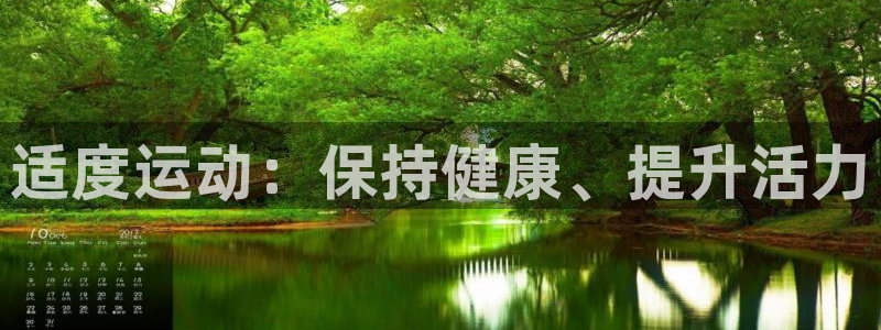 vsport体育官方正版app集团官网首页：适度运动：保持健