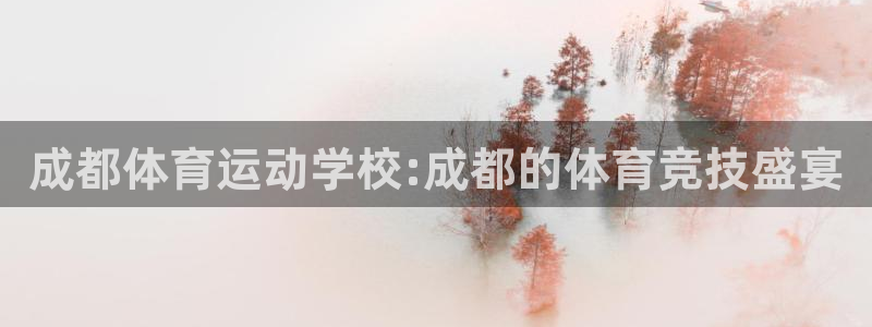 vsport体育在线官网：成都体育运动学校:成都的体育竞技盛